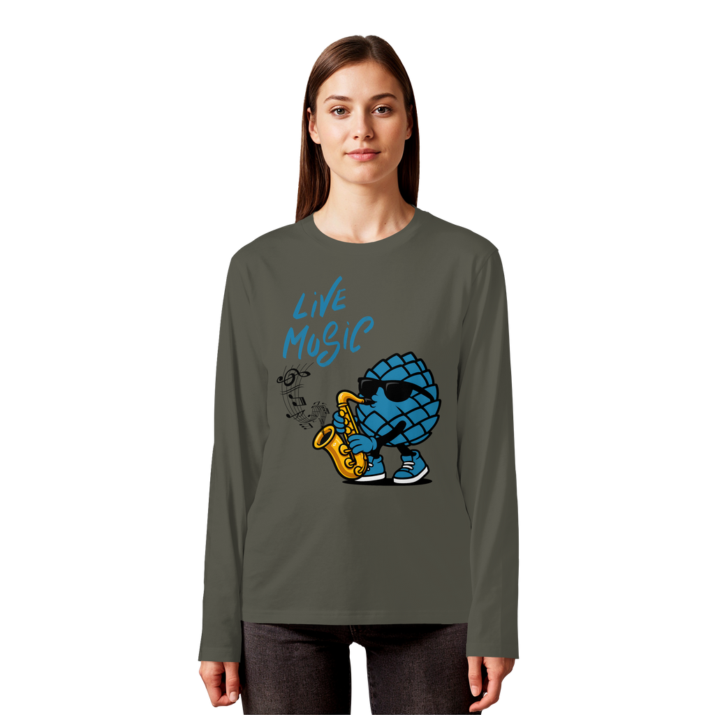 Jazz Zirbi - Organic Longsleeve T-Shirt