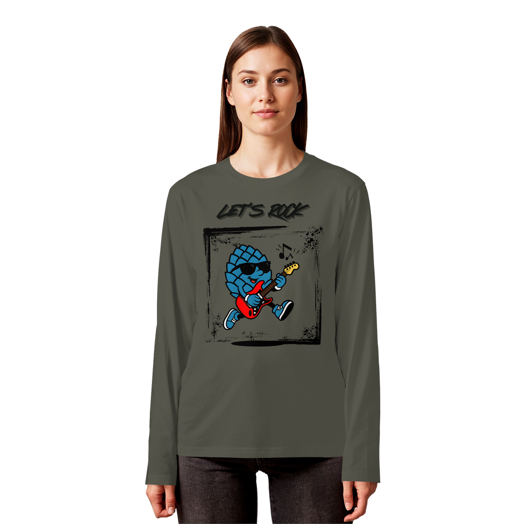 Lets Rock Zirbi - Organic Longsleeve T-Shirt