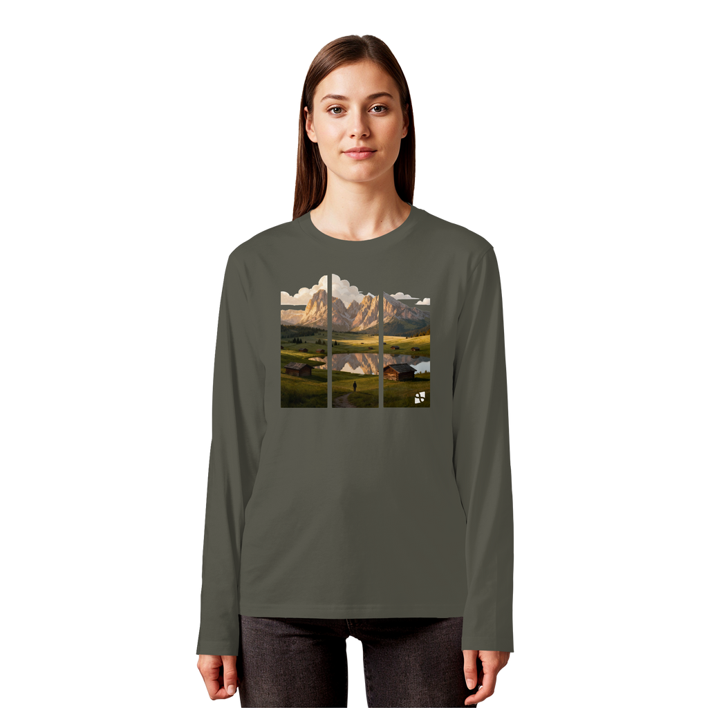 Mountainview - Organic Longsleeve T-Shirt