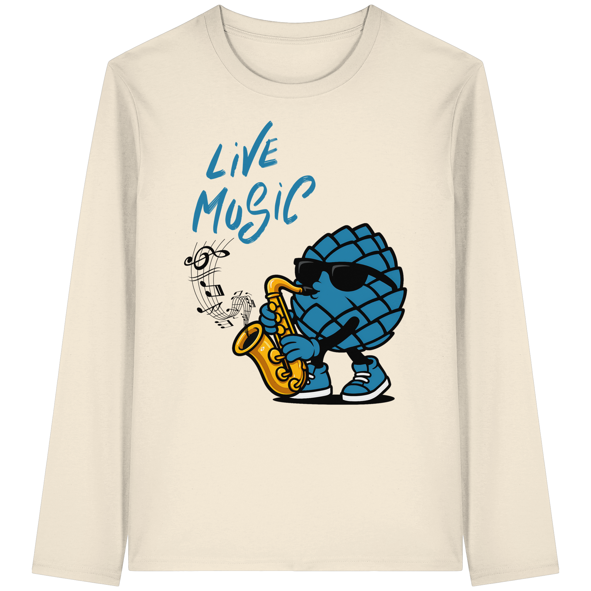 Jazz Zirbi - Organic Longsleeve T-Shirt