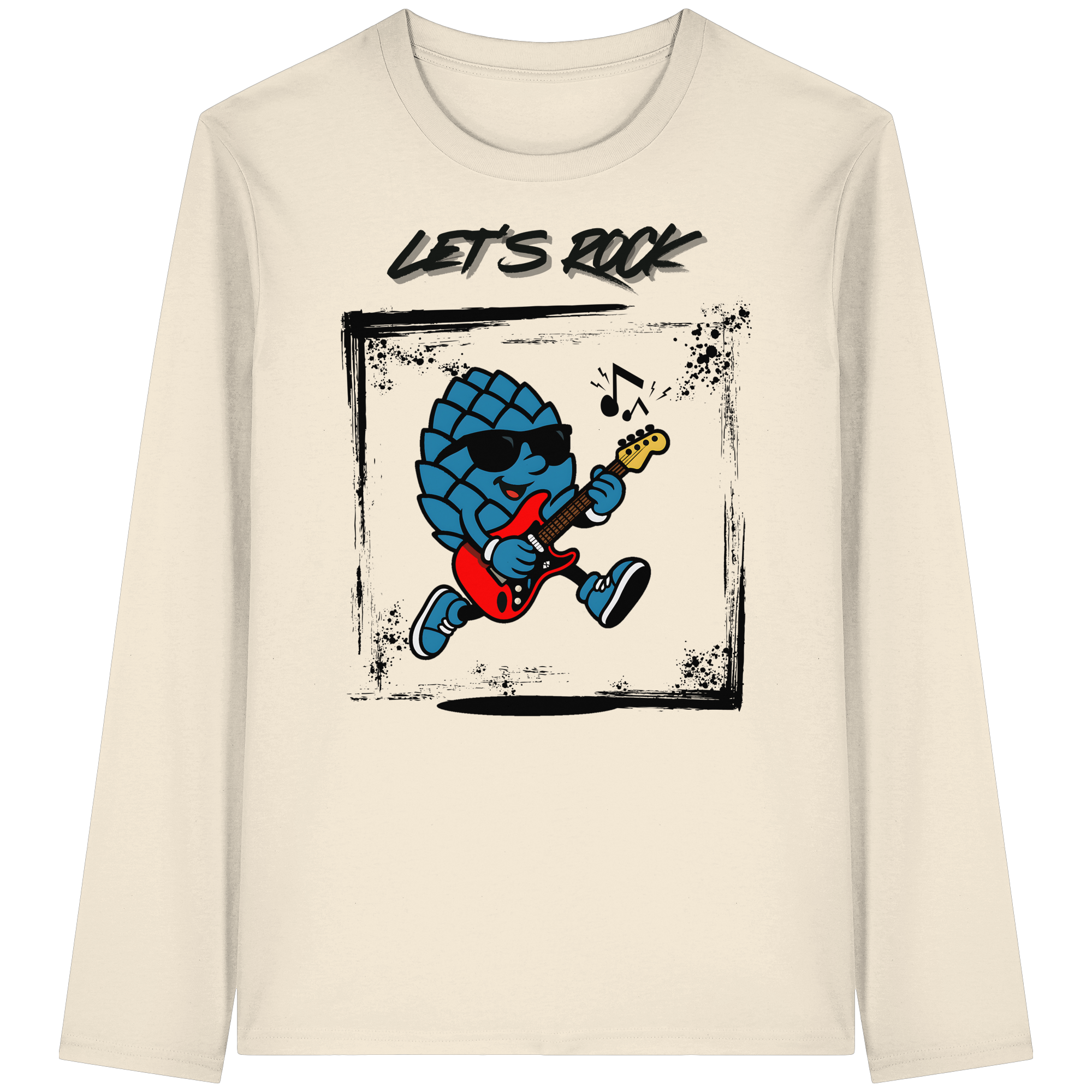 Lets Rock Zirbi - Organic Longsleeve T-Shirt