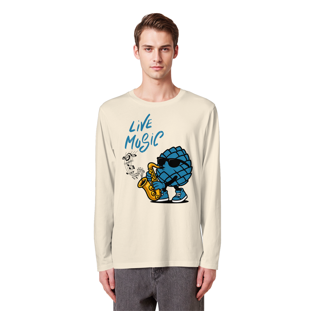 Jazz Zirbi - Organic Longsleeve T-Shirt