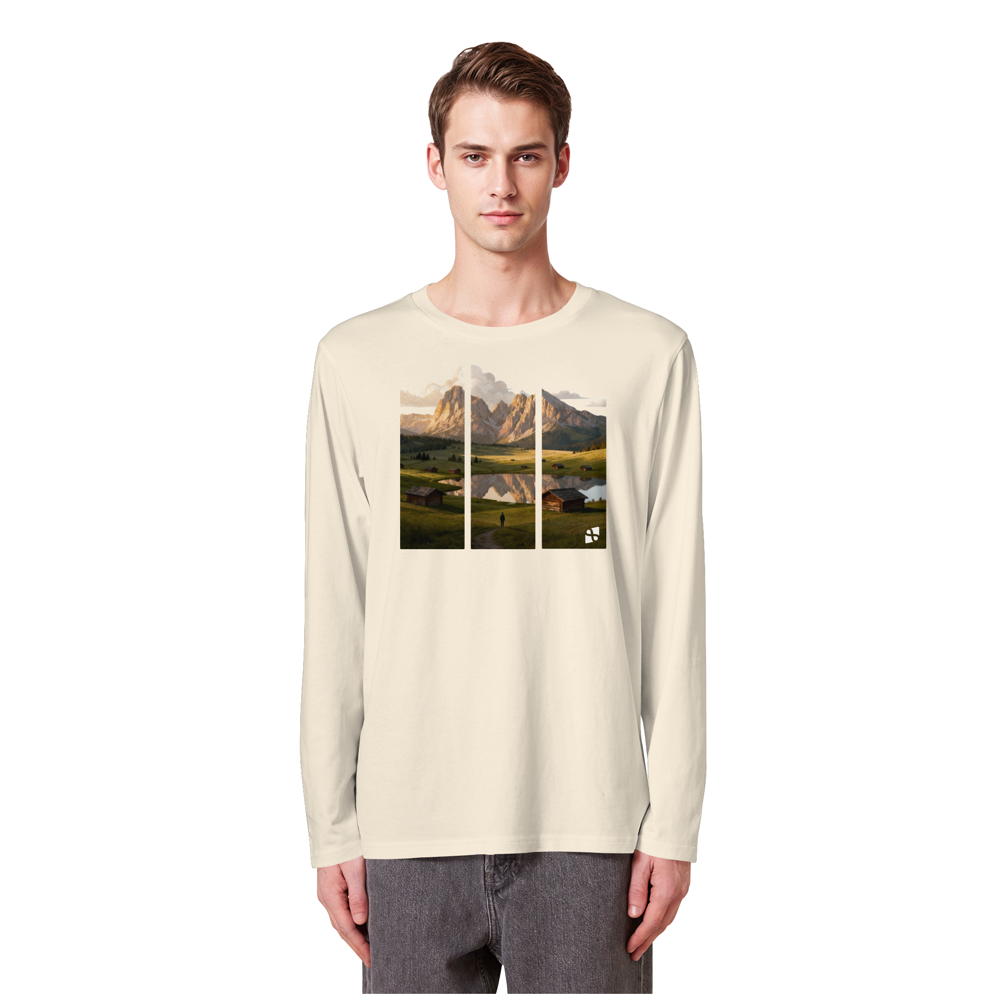 Mountainview - Organic Longsleeve T-Shirt