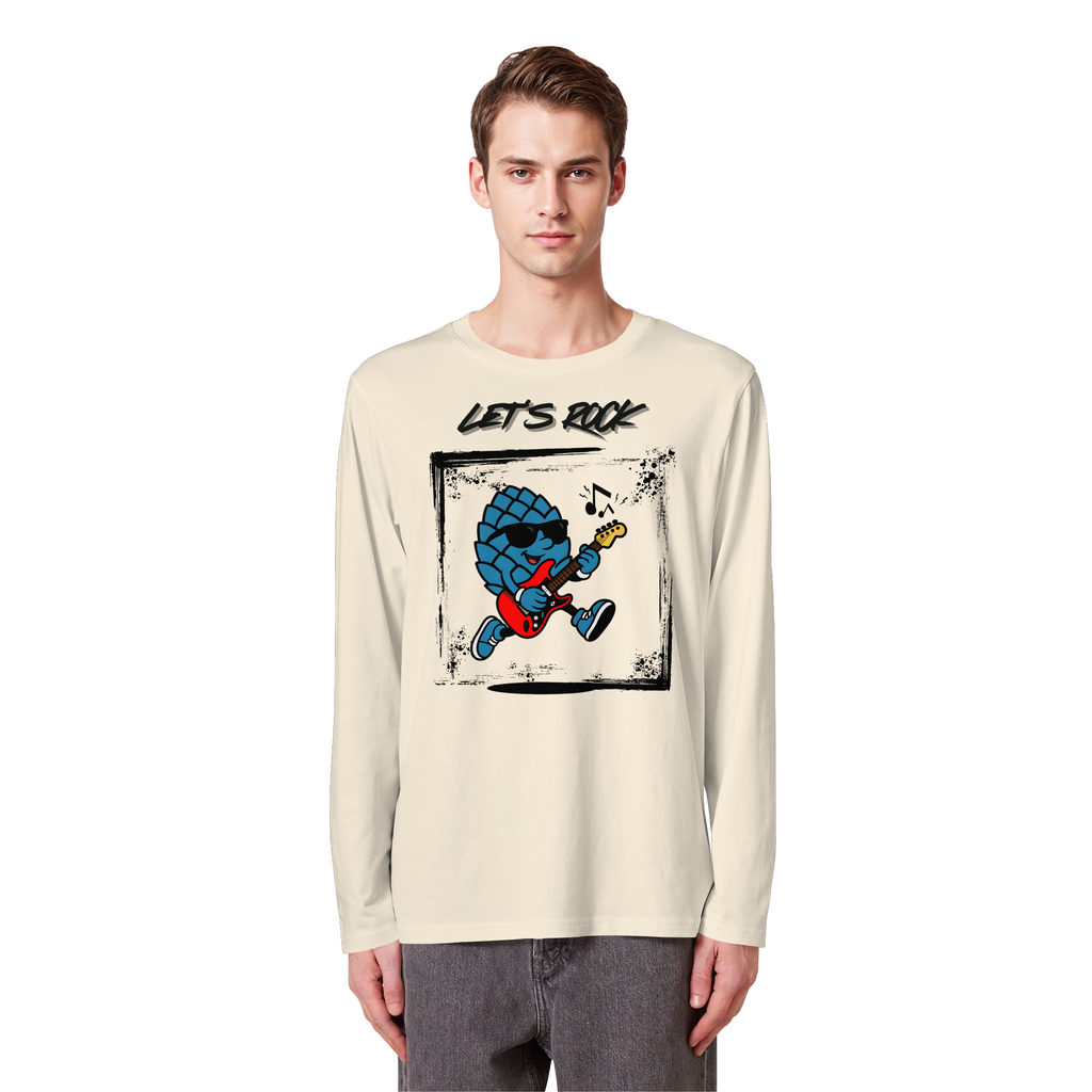 Lets Rock Zirbi - Organic Longsleeve T-Shirt