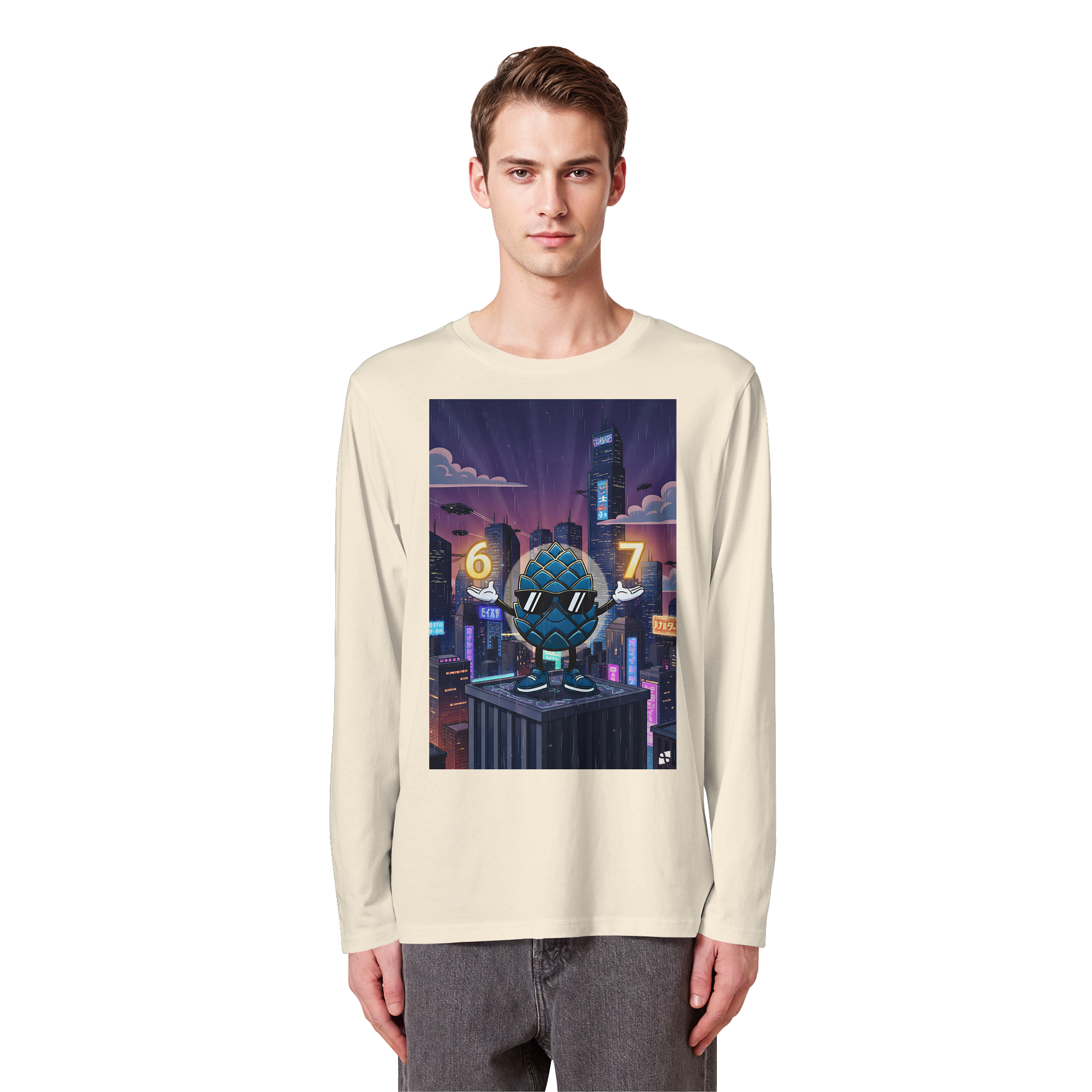 Zirbinator 67 - Organic Longsleeve T-Shirt