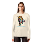 BIY Leopard - Organic Longsleeve T-Shirt