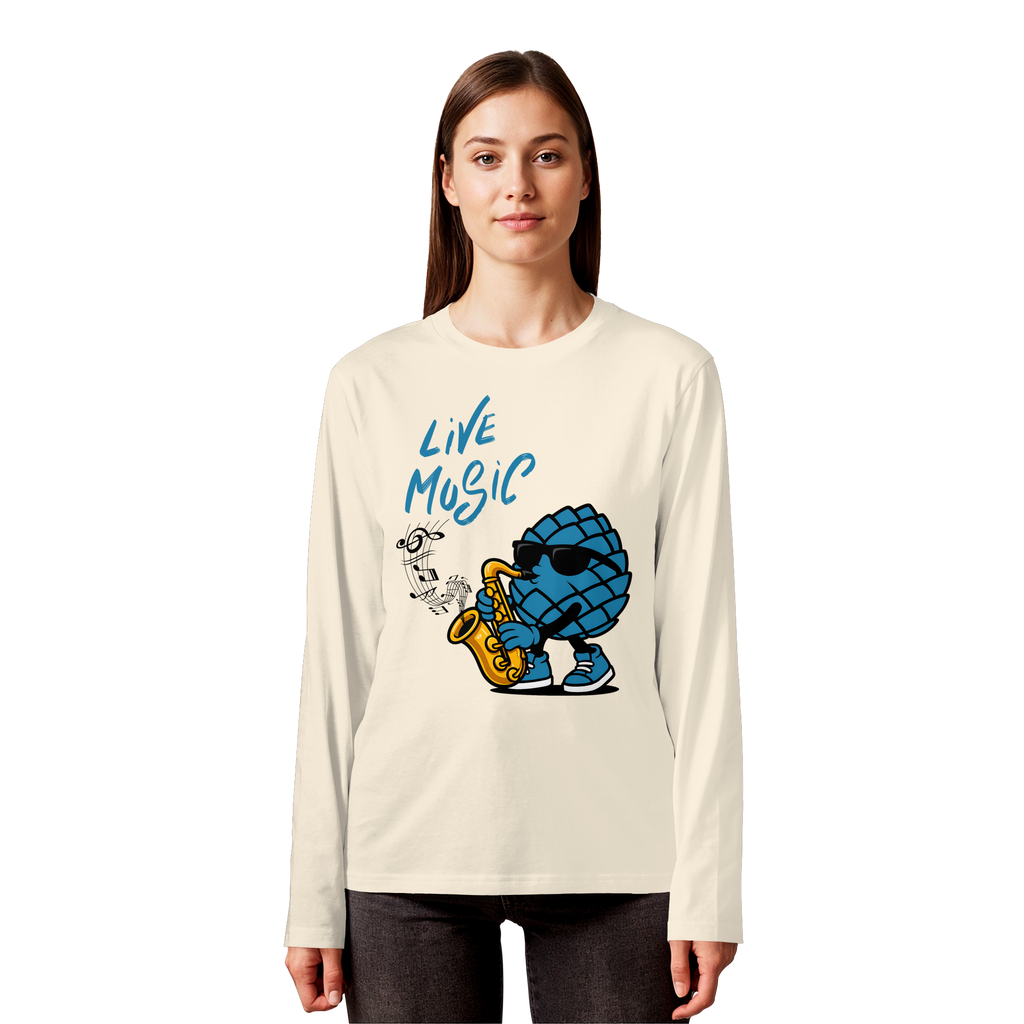 Jazz Zirbi - Organic Longsleeve T-Shirt