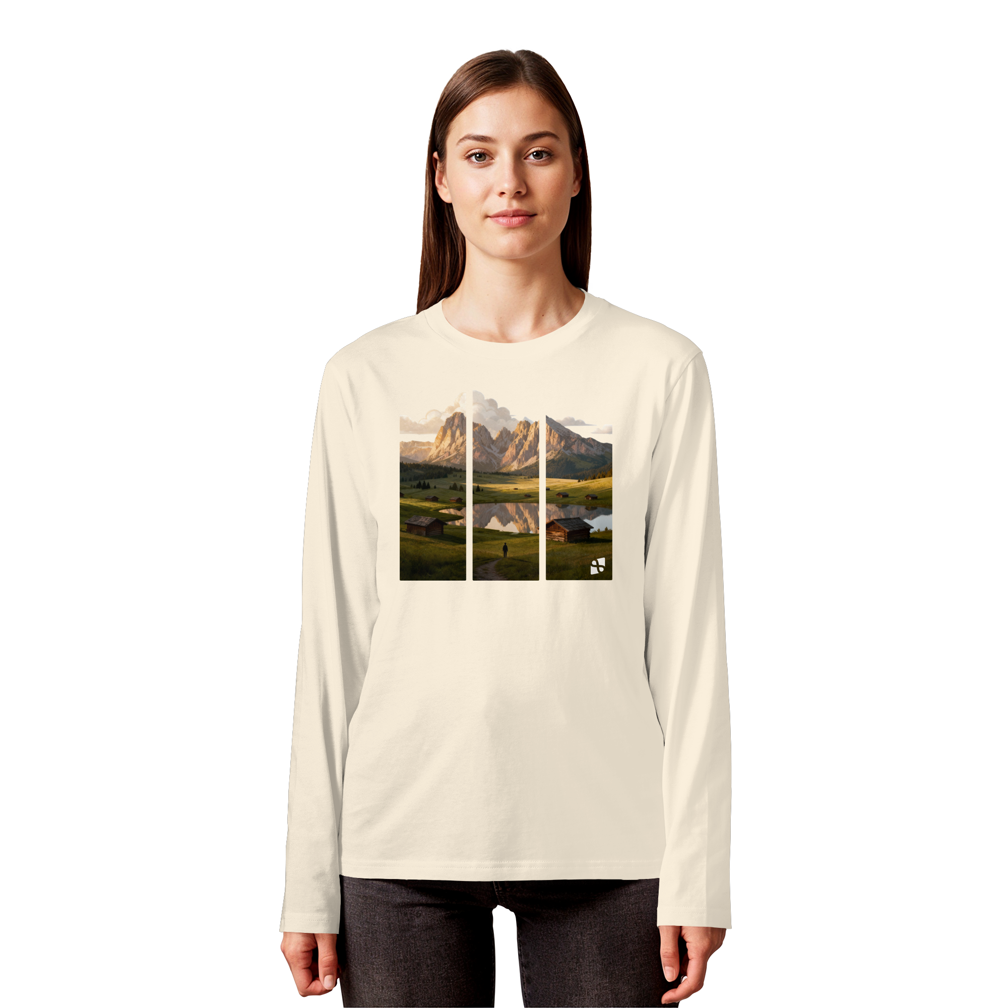 Mountainview - Organic Longsleeve T-Shirt