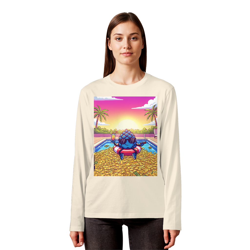Zirbinator Money & Gold - Organic Longsleeve T-Shirt