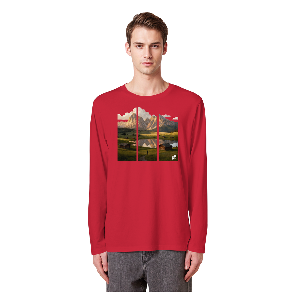 Mountainview - Organic Longsleeve T-Shirt