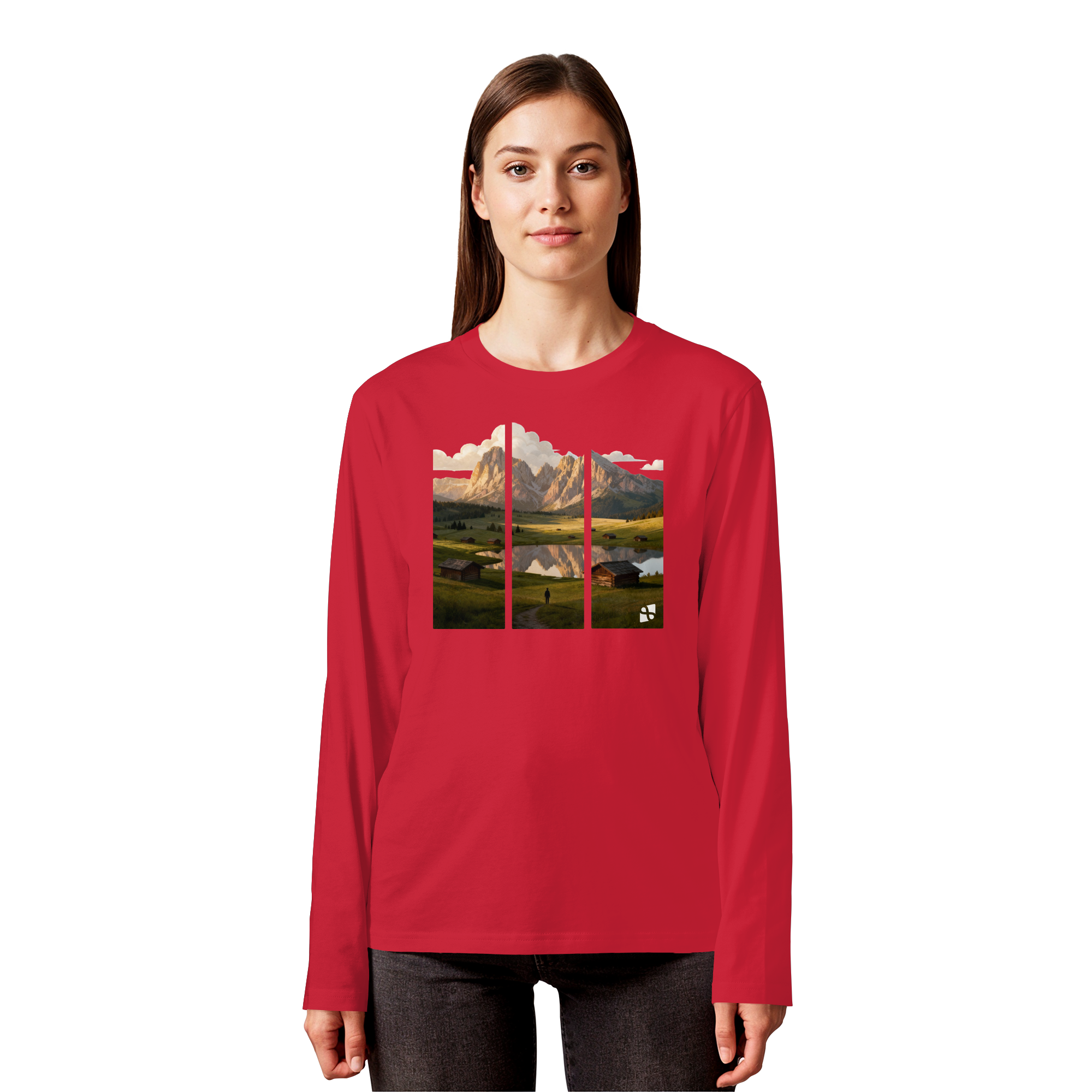 Mountainview - Organic Longsleeve T-Shirt