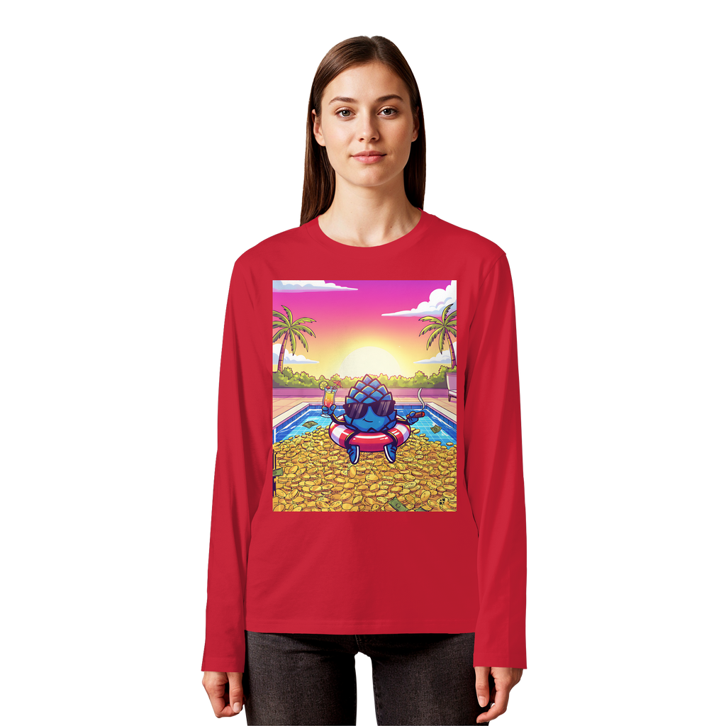 Zirbinator Money & Gold - Organic Longsleeve T-Shirt