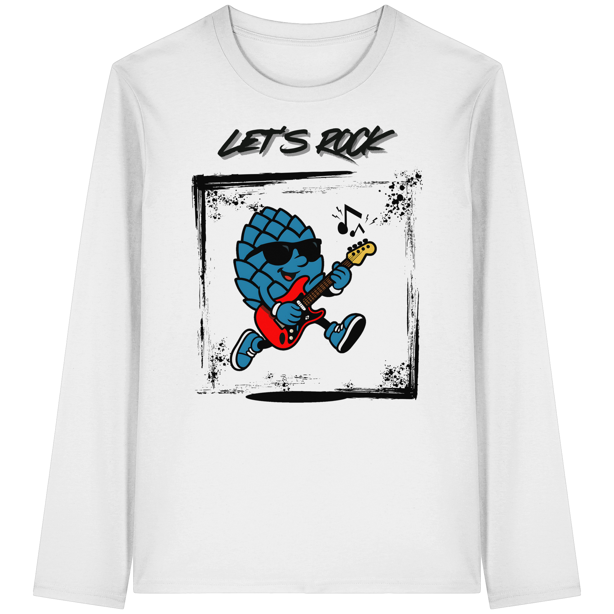 Lets Rock Zirbi - Organic Longsleeve T-Shirt