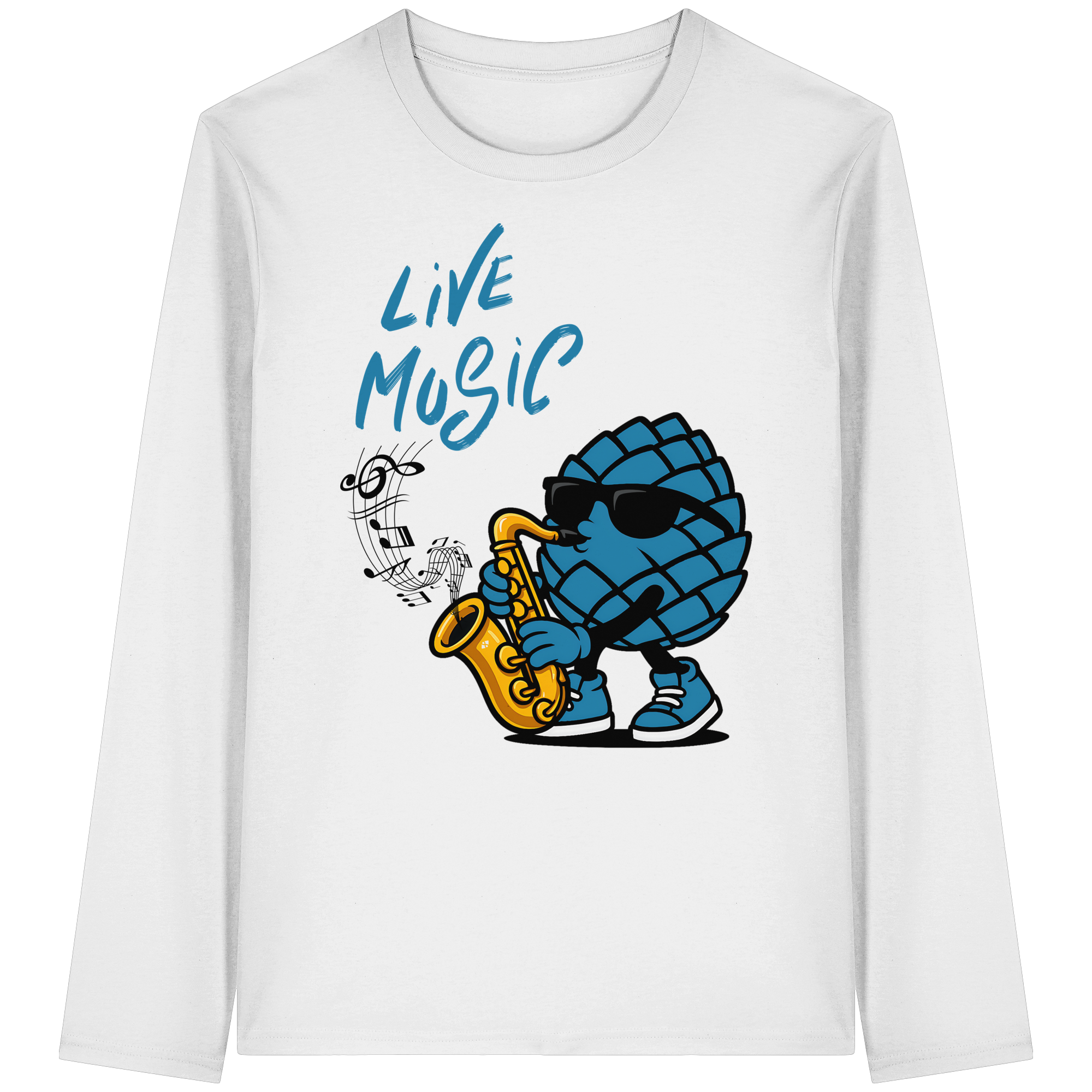 Jazz Zirbi - Organic Longsleeve T-Shirt