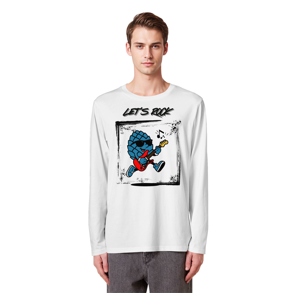 Lets Rock Zirbi - Organic Longsleeve T-Shirt