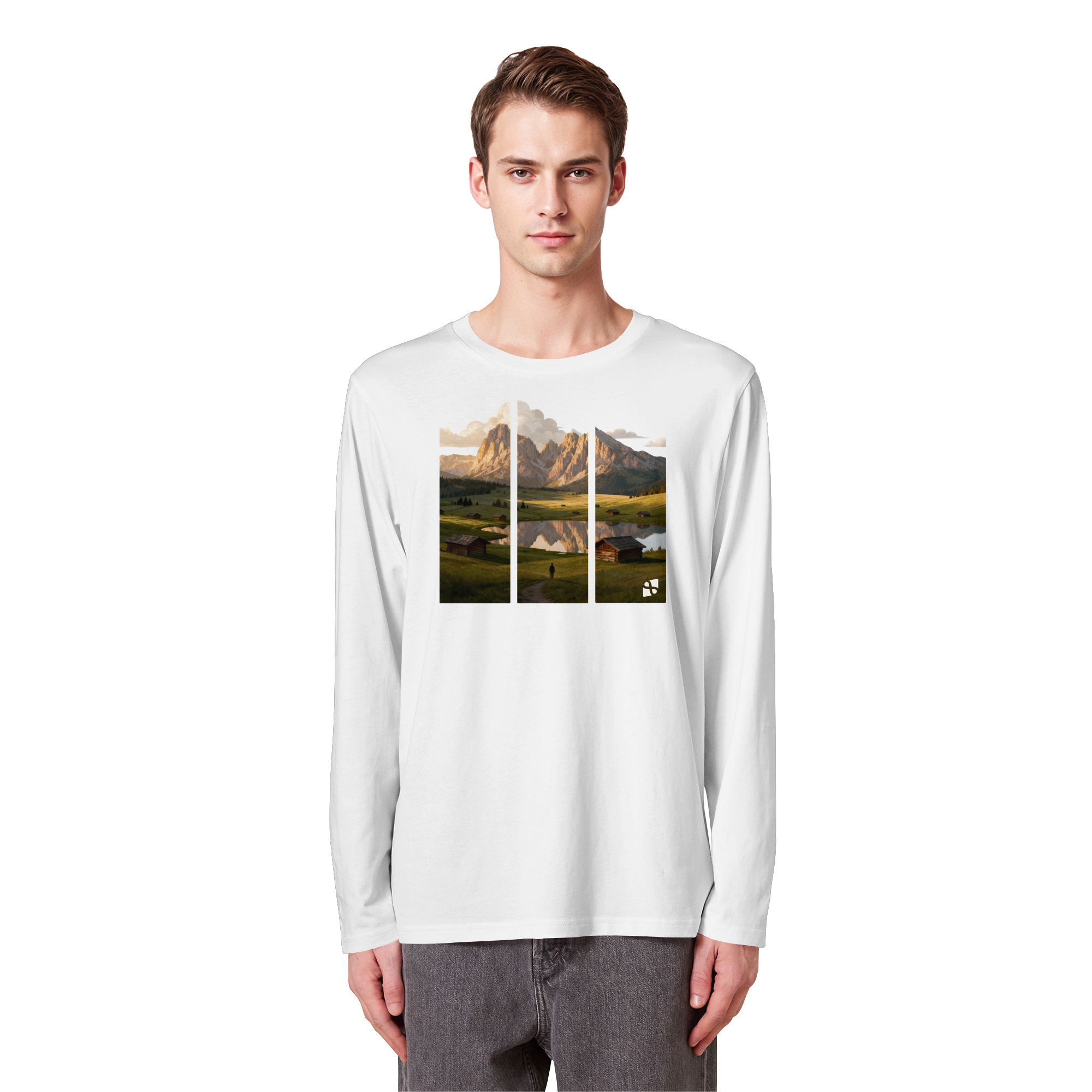 Mountainview - Organic Longsleeve T-Shirt