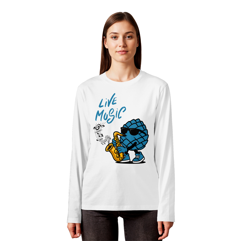 Jazz Zirbi - Organic Longsleeve T-Shirt