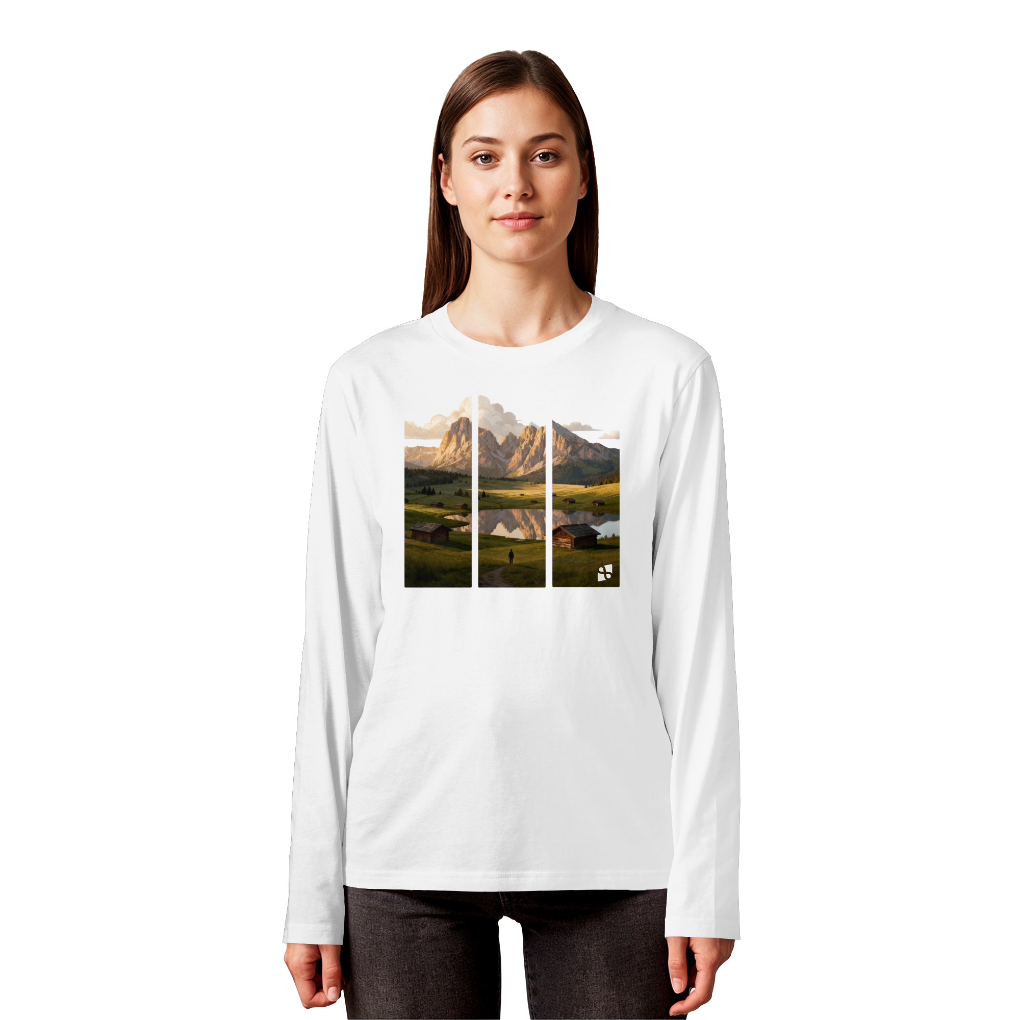 Mountainview - Organic Longsleeve T-Shirt