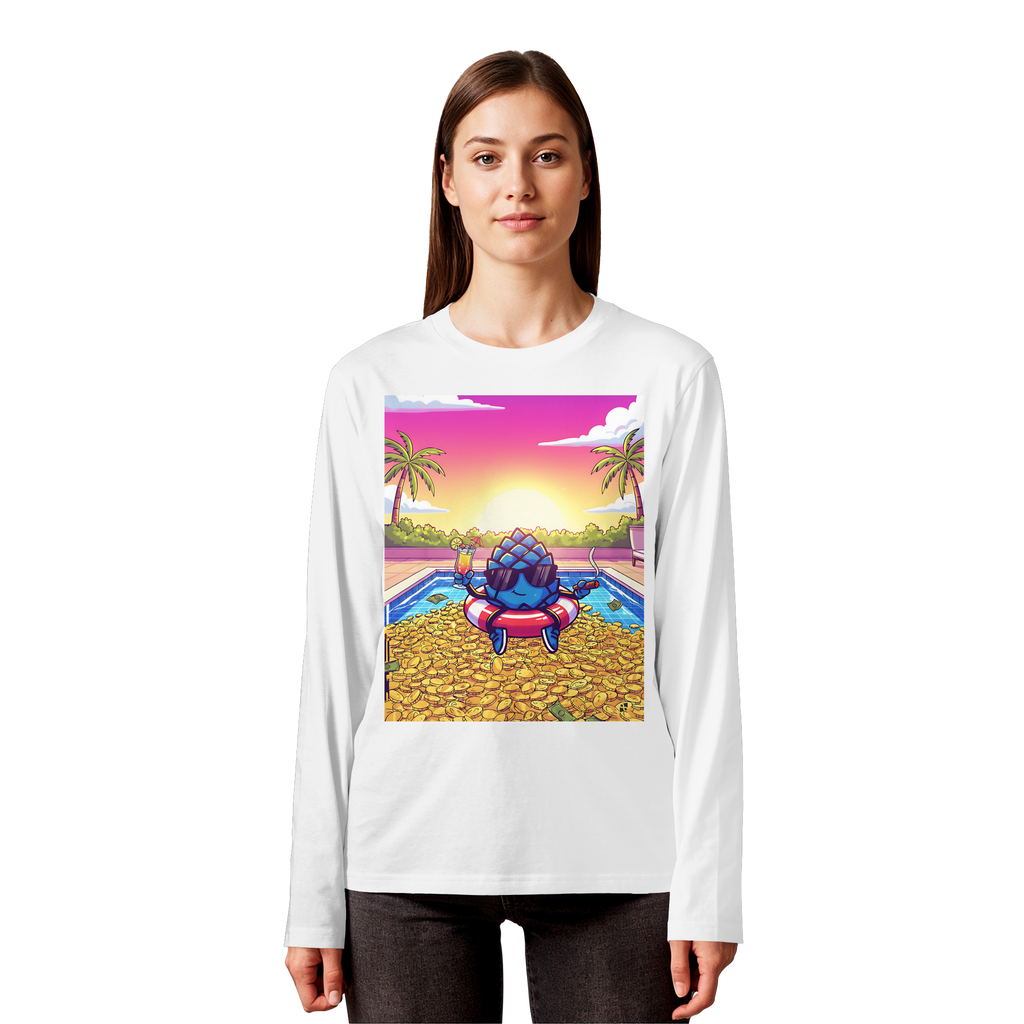 Zirbinator Money & Gold - Organic Longsleeve T-Shirt
