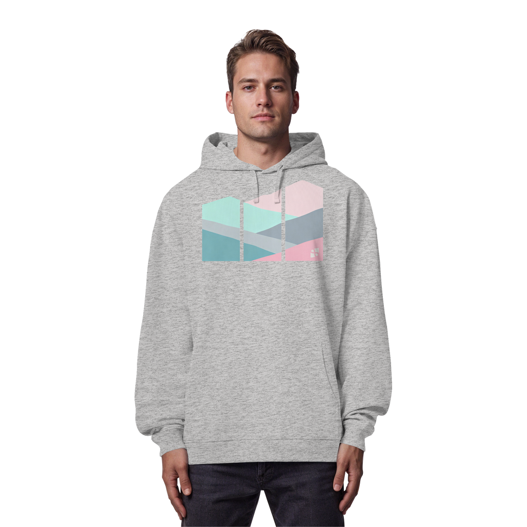 Pastell Mountain - Organic Oversize Hoodie