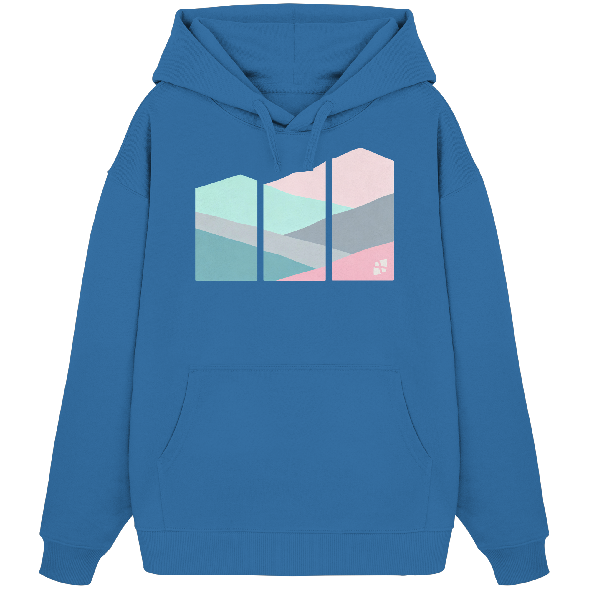 Pastell Mountain - Organic Oversize Hoodie
