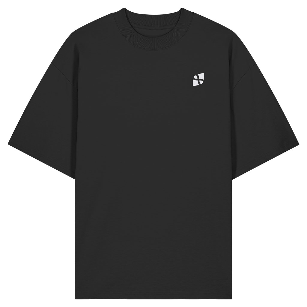 Tannenhäher mit Zirbelnuss + Emblem Stick - Organic Oversize Shirt