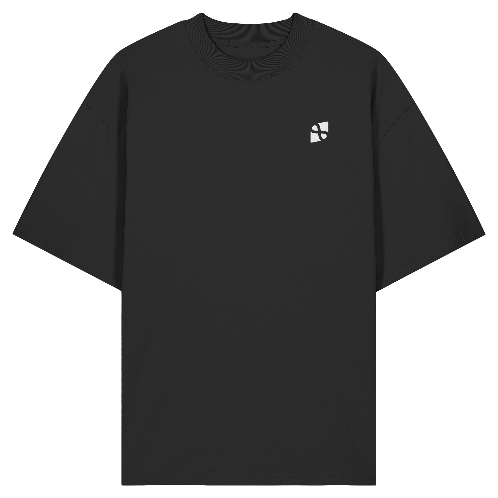 WTF - "Wear The Fair" Print mit besticktem Emblem - Organic Oversize Shirt