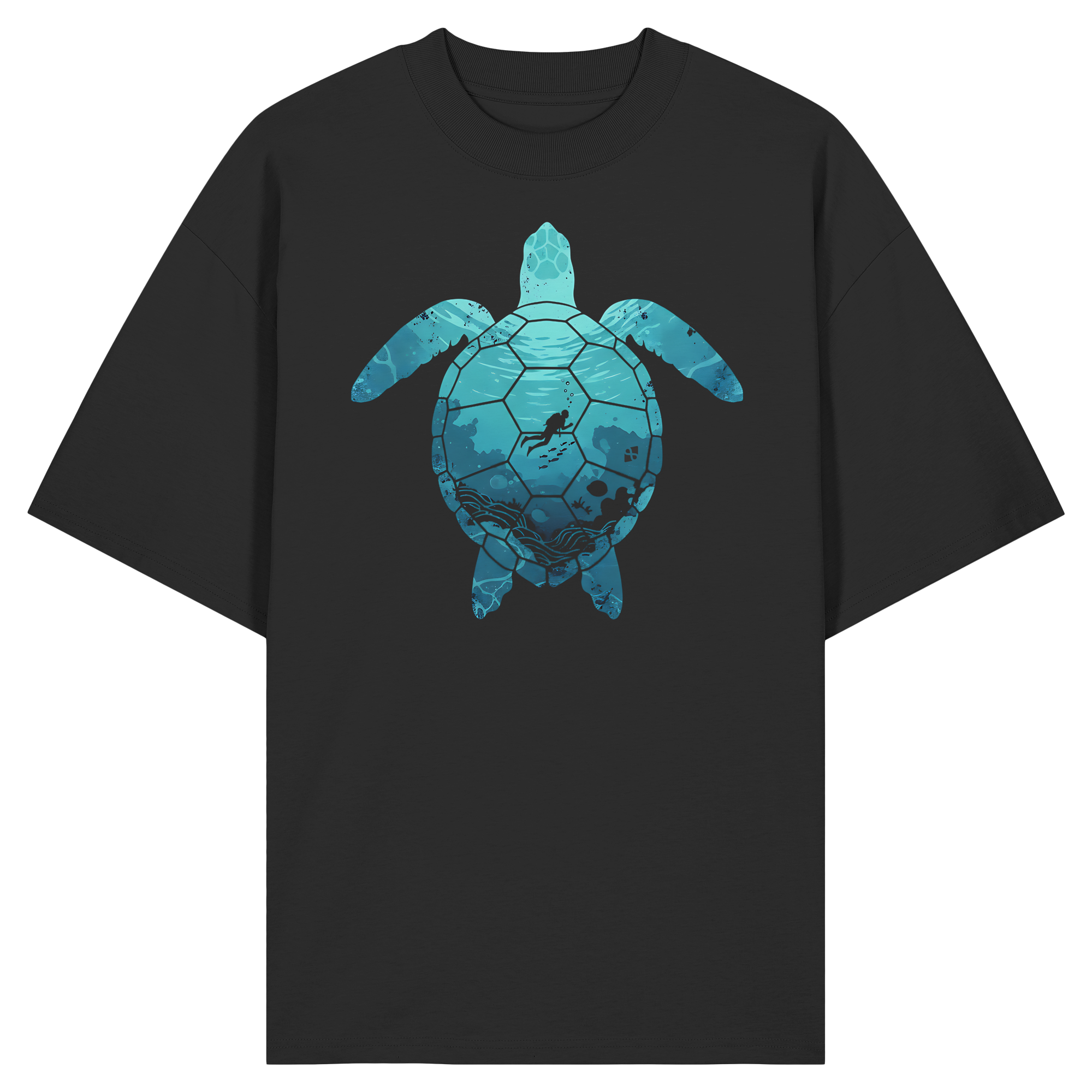 Deep Sea Turtle Oversize Shirt