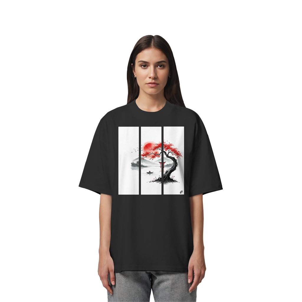 Kirschblüten Vibes - Organic Oversize Shirt