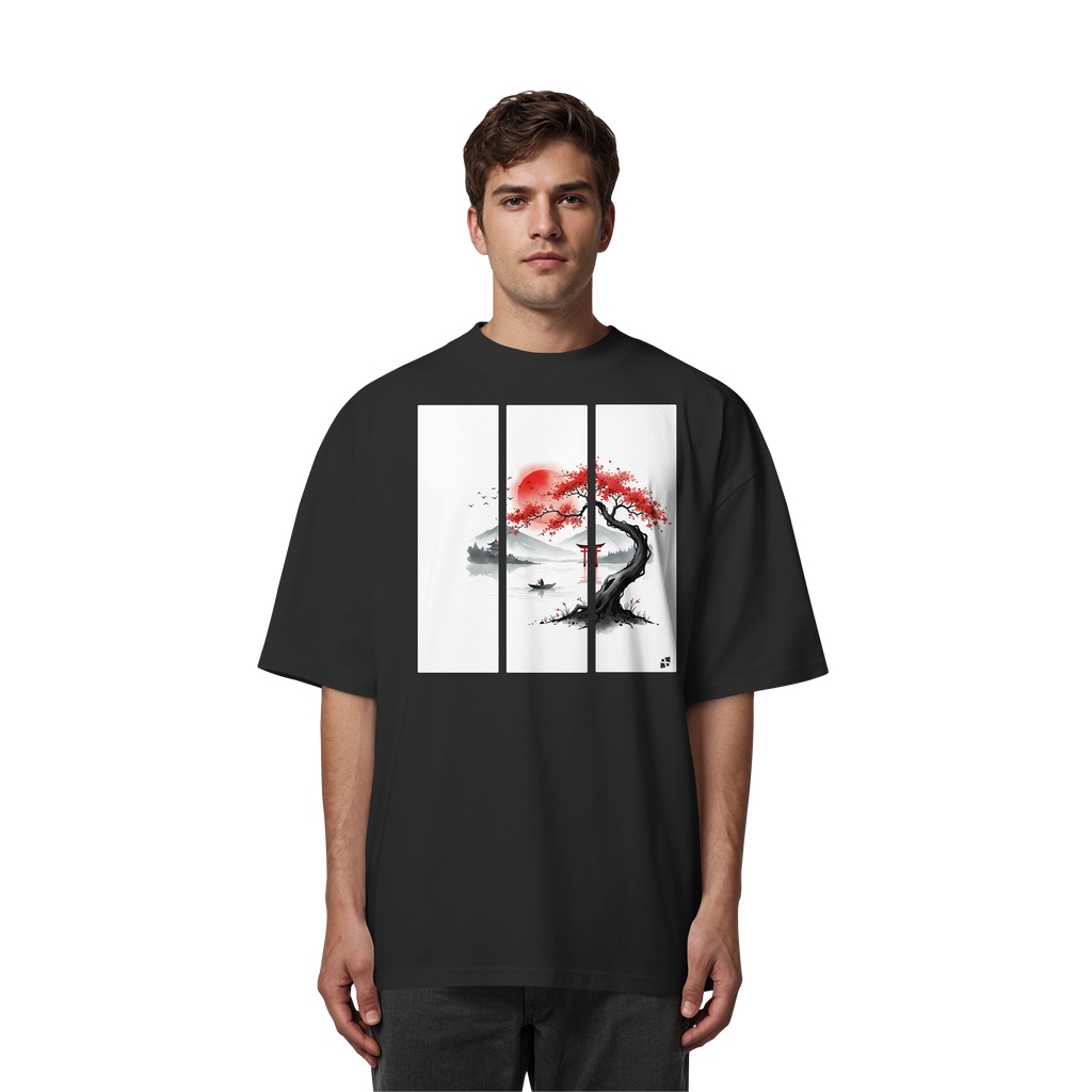Kirschblüten Vibes - Organic Oversize Shirt