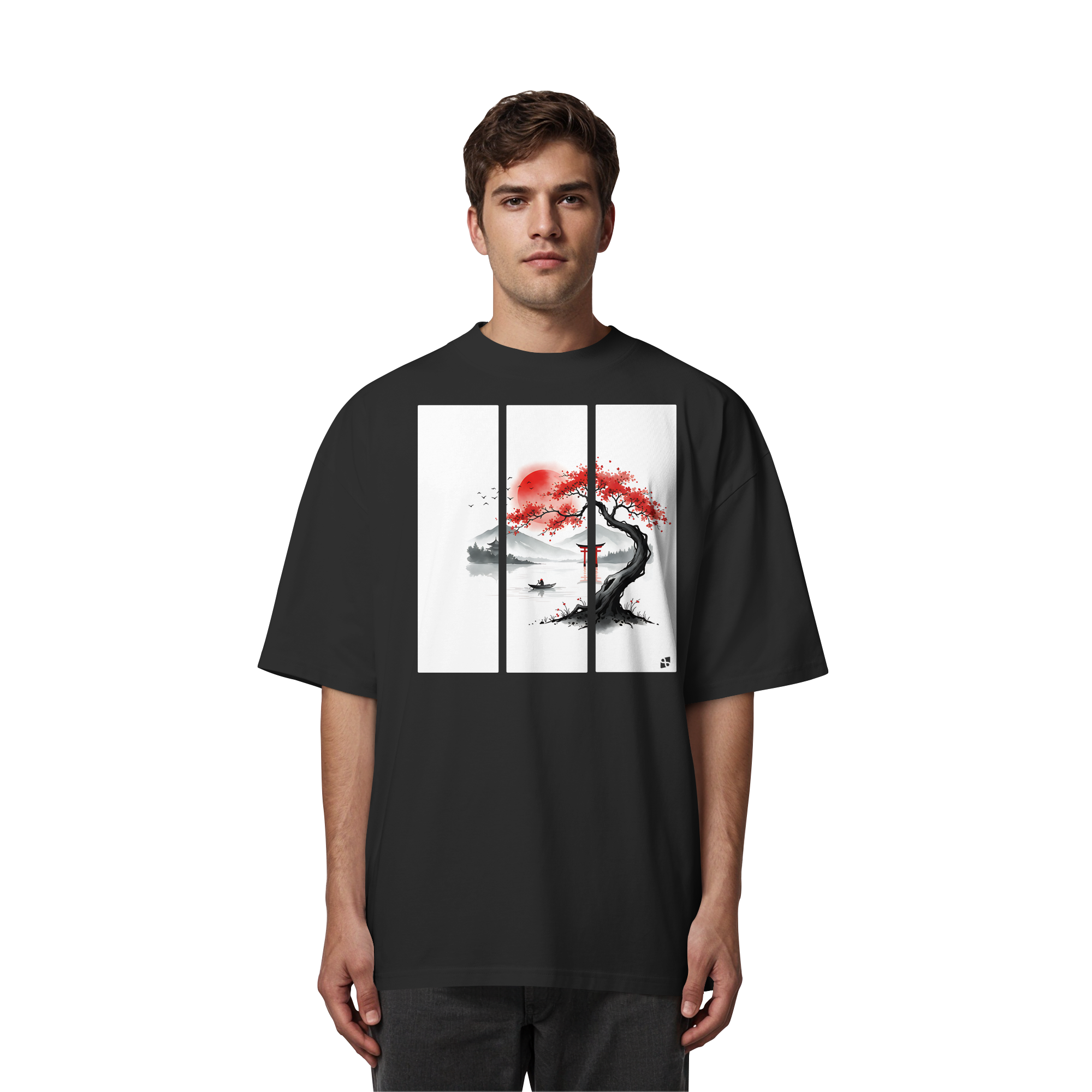 Kirschblüten Vibes - Organic Oversize Shirt