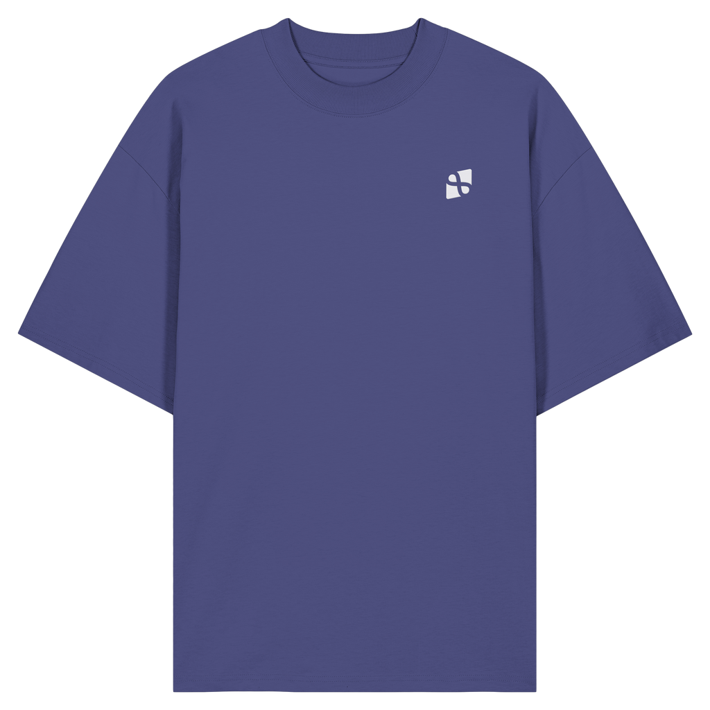 Tannenhäher mit Zirbelnuss + Emblem Stick - Organic Oversize Shirt