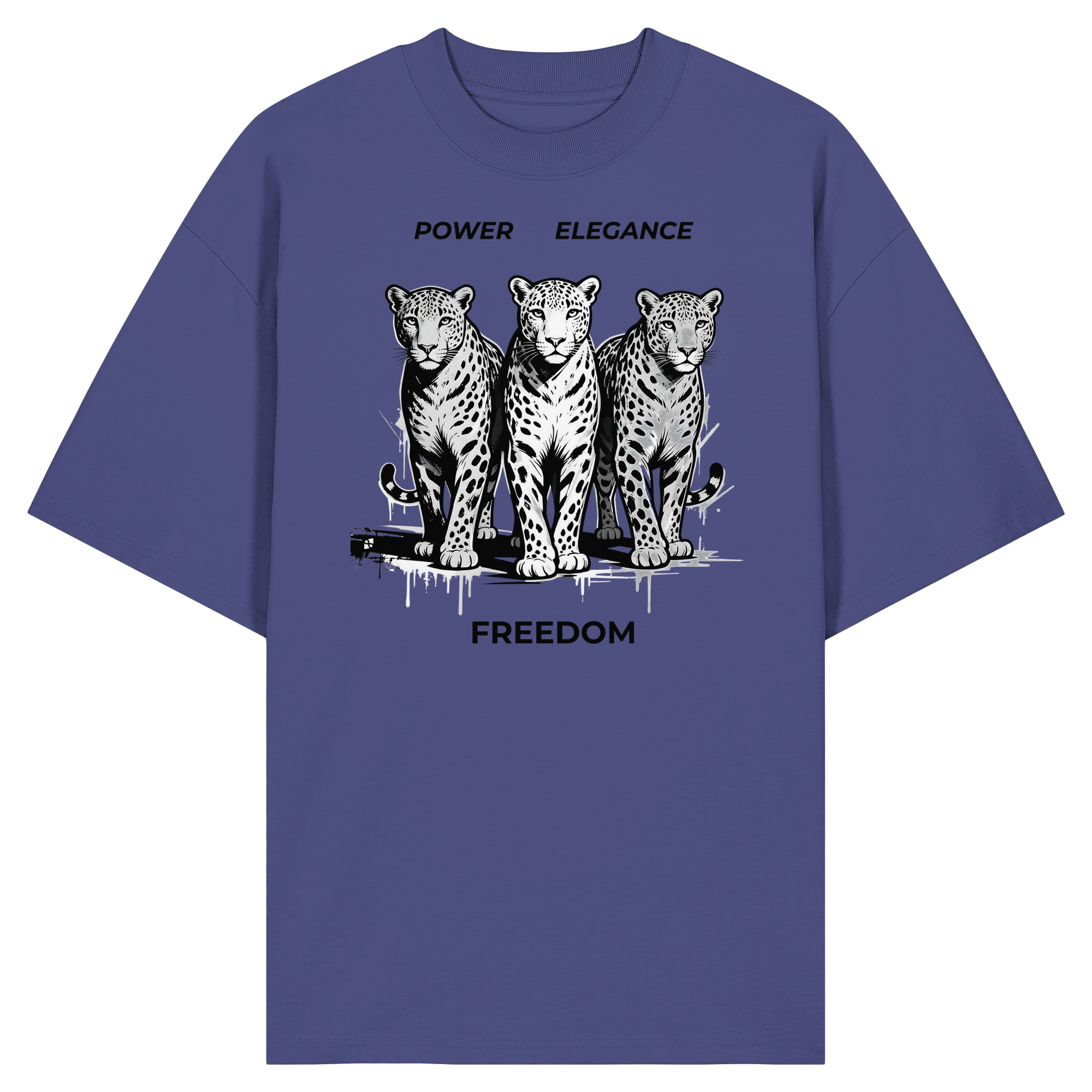 PER Leoparden - Organic Oversize Shirt