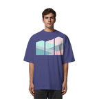 Pastell Mountain - Organic Oversize Shirt