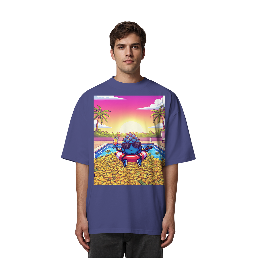 Zirbinator Money & Gold - Organic Oversize Shirt