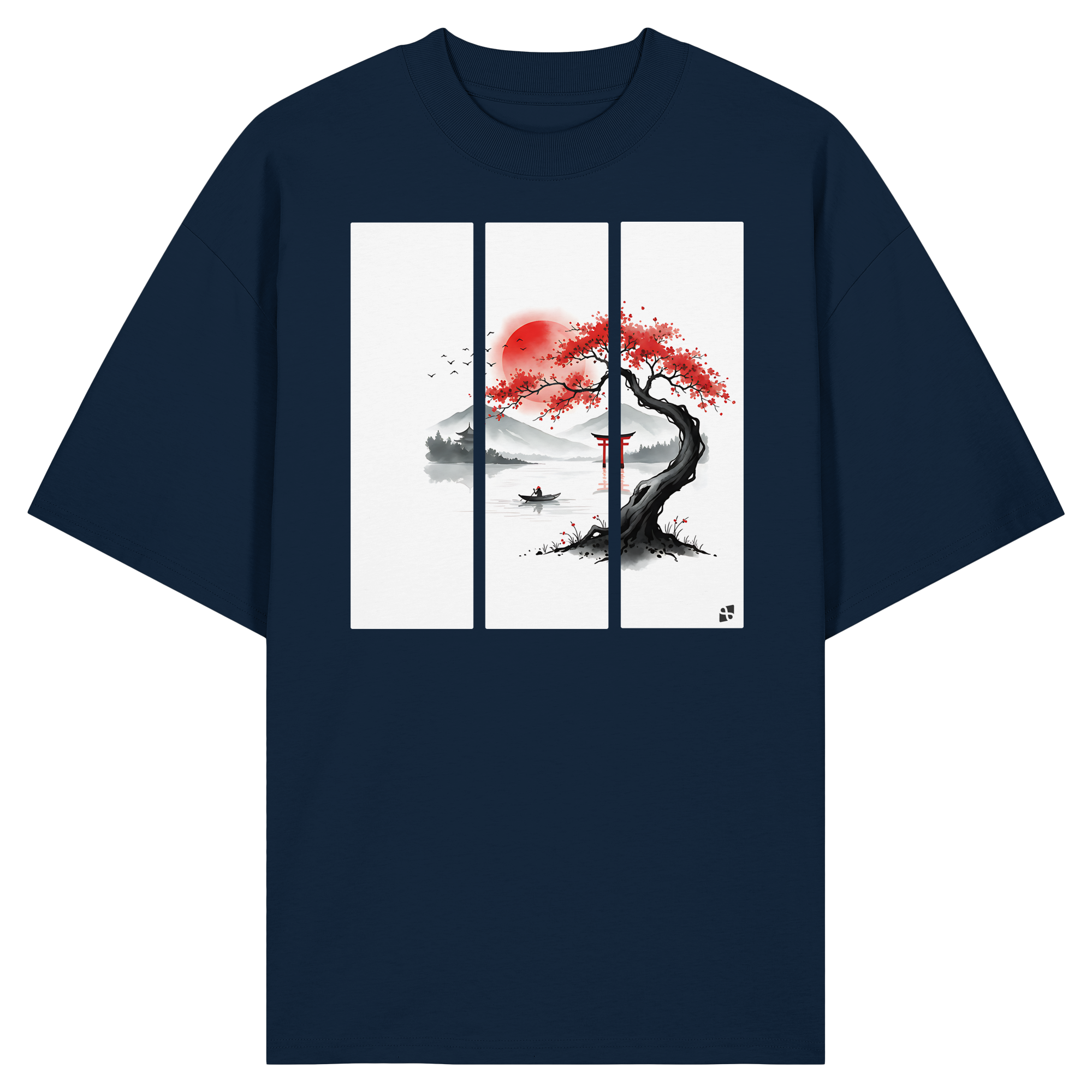Kirschblüten Vibes - Organic Oversize Shirt
