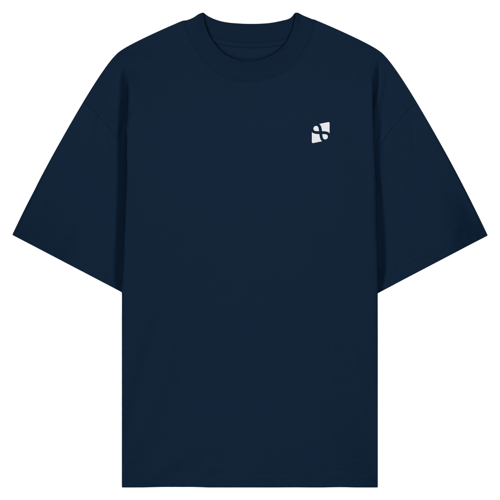WTF - "Wear The Fair" Print mit besticktem Emblem - Organic Oversize Shirt