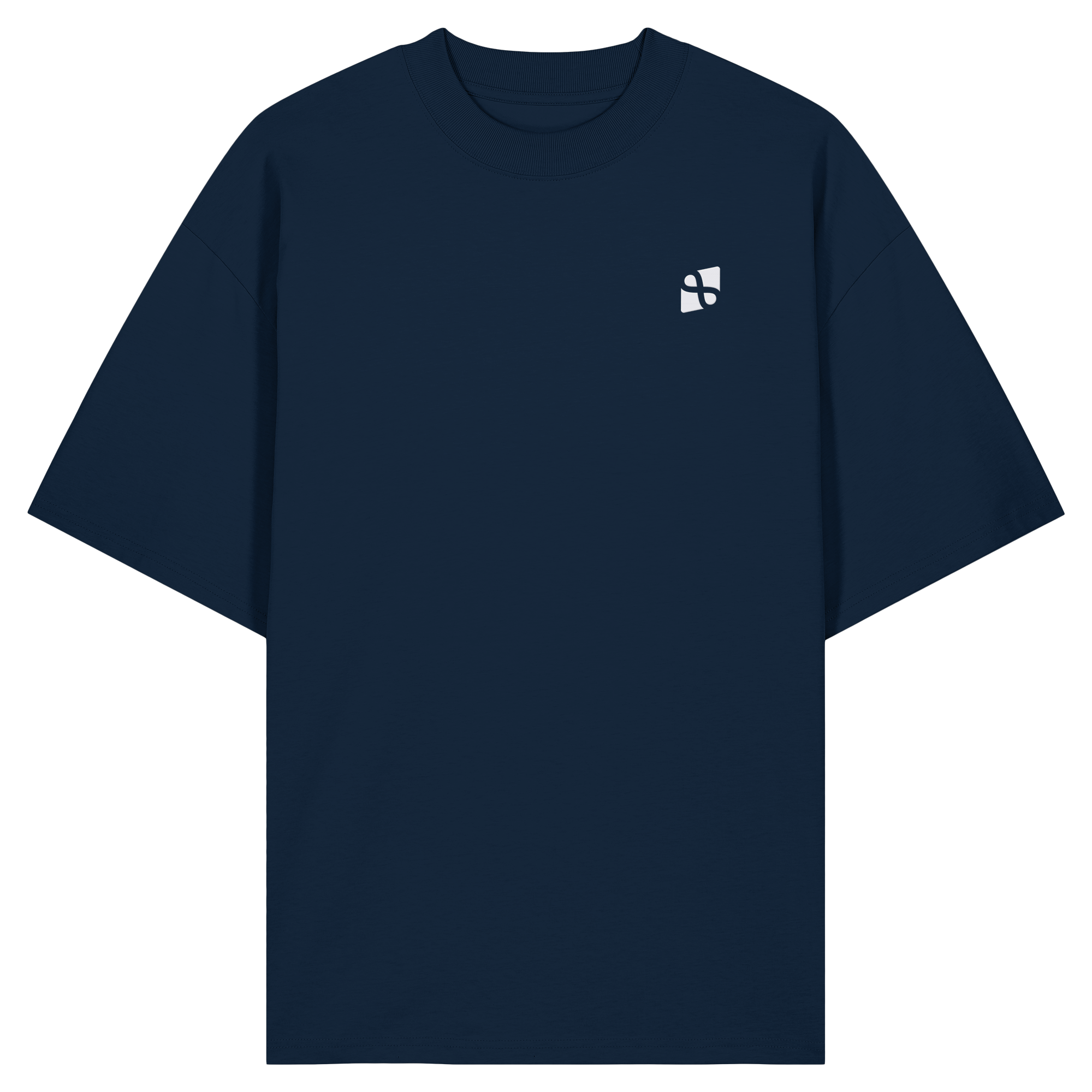WTF - "Wear The Fair" Print mit besticktem Emblem - Organic Oversize Shirt