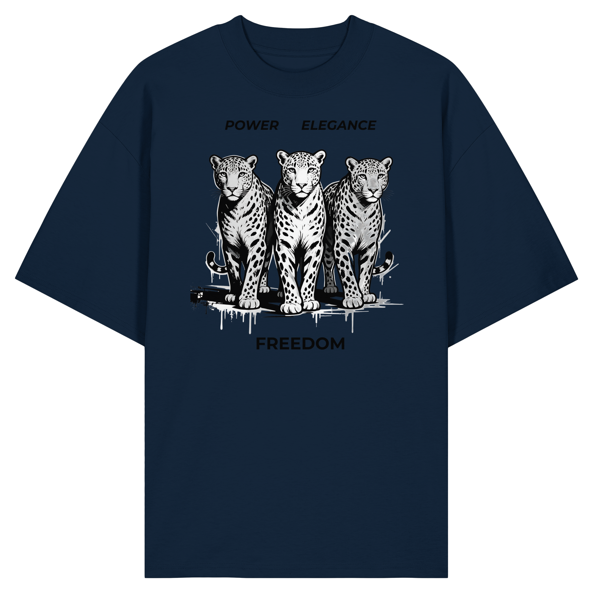 PER Leoparden - Organic Oversize Shirt