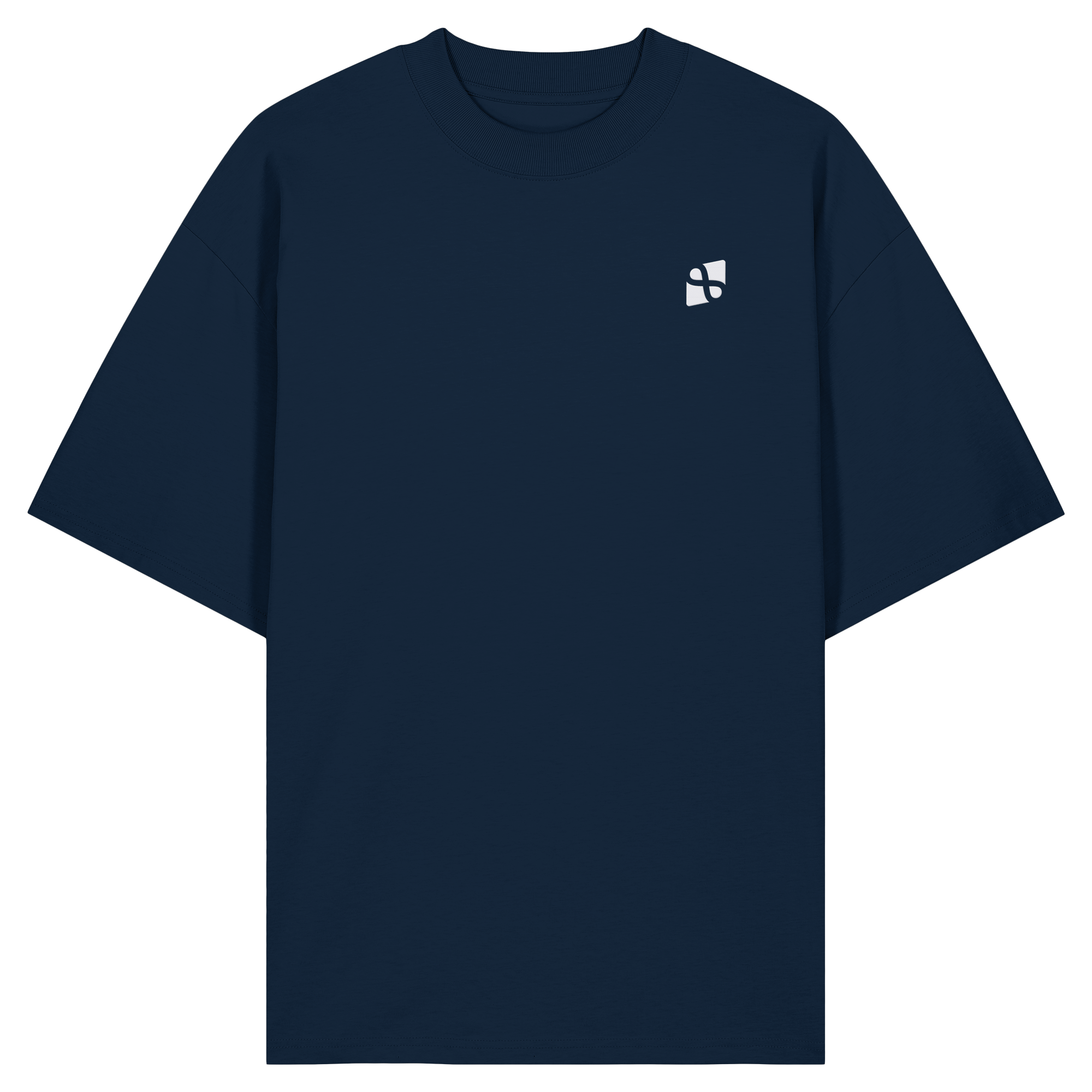 Tannenhäher mit Zirbelnuss + Emblem Stick - Organic Oversize Shirt