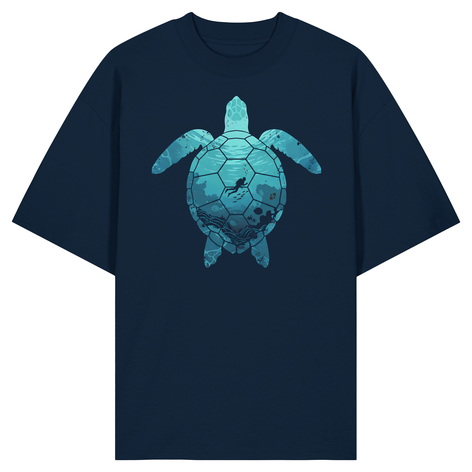 Deep Sea Turtle Oversize Shirt
