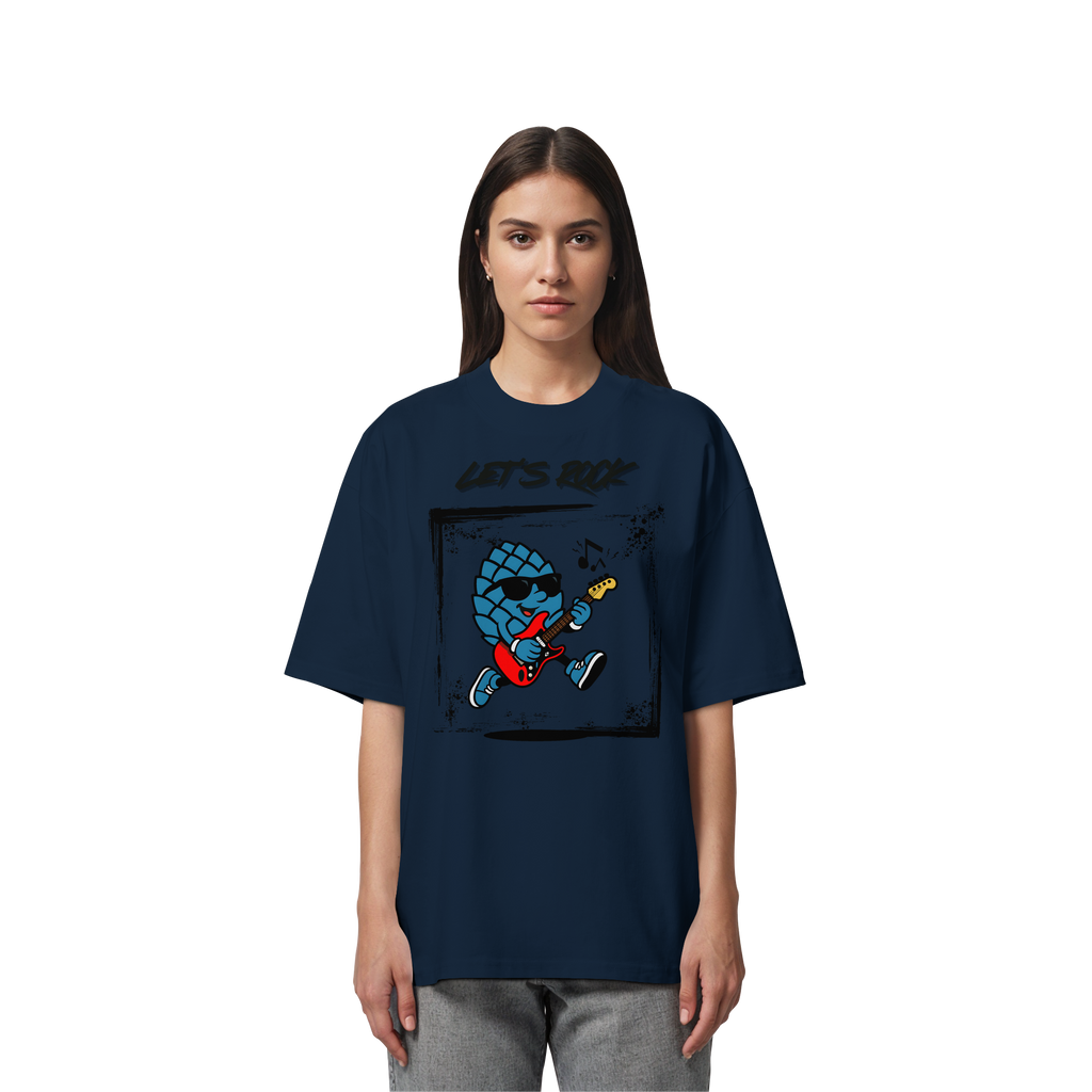Lets Rock Zirbi - Organic Oversize Shirt