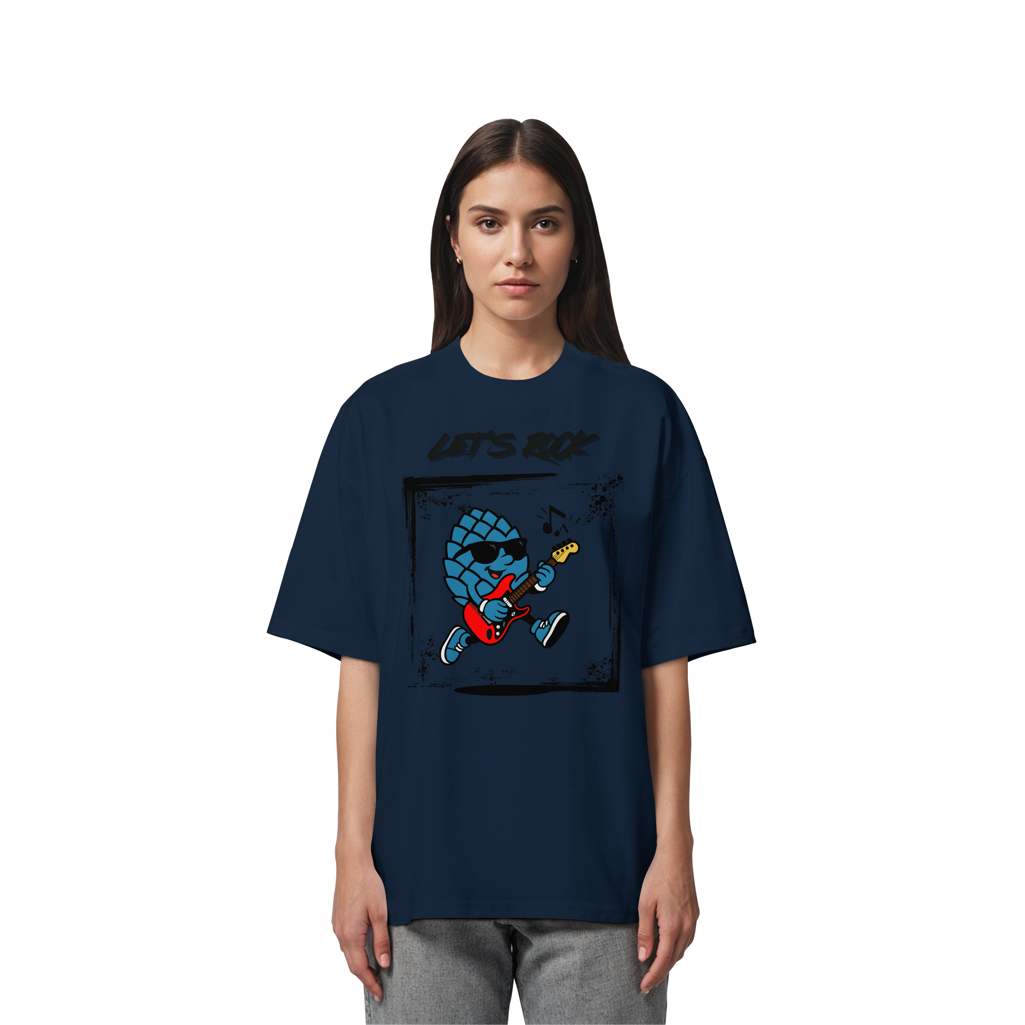 Lets Rock Zirbi - Organic Oversize Shirt
