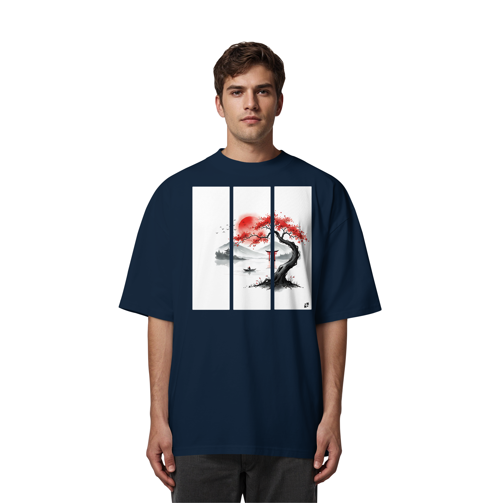 Kirschblüten Vibes - Organic Oversize Shirt