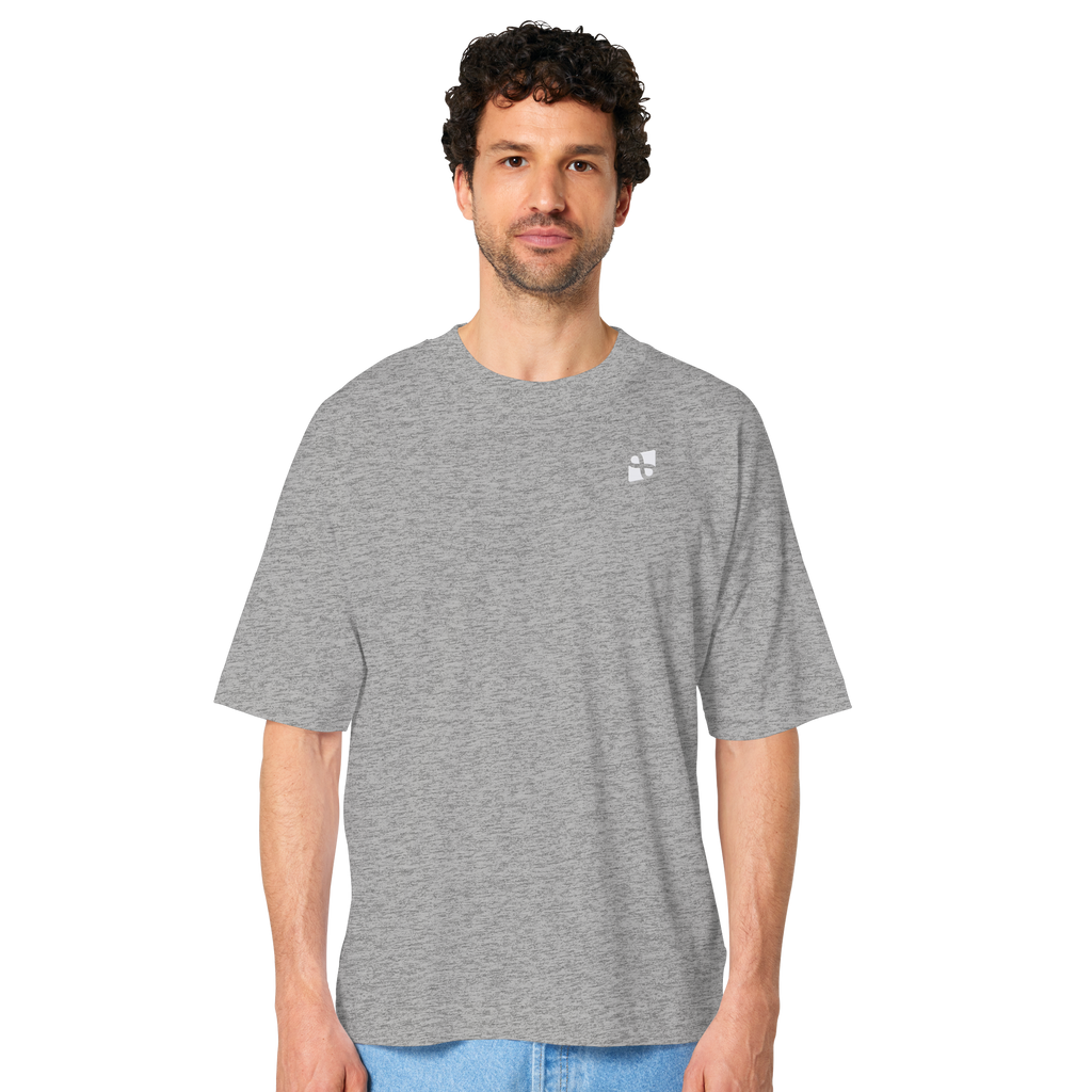 Tannenhäher mit Zirbelnuss + Emblem Stick - Organic Oversize Shirt