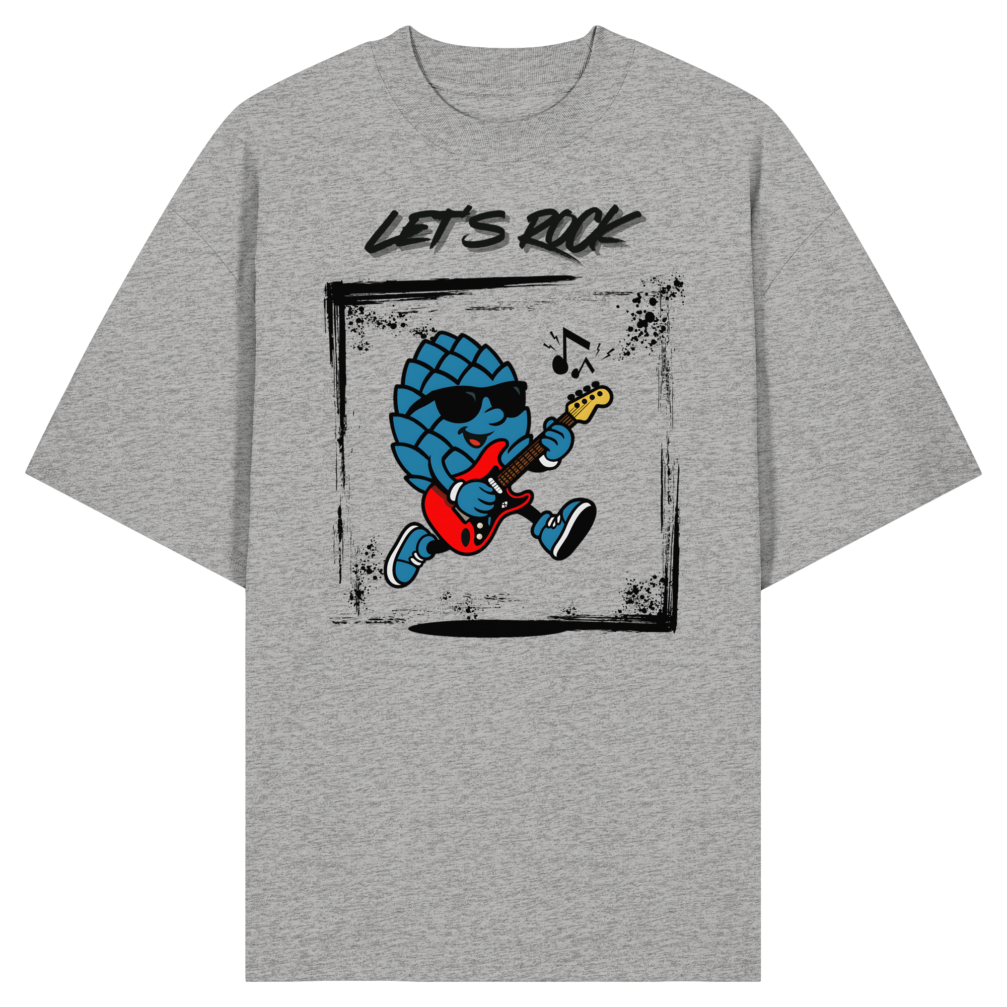 Lets Rock Zirbi - Organic Oversize Shirt