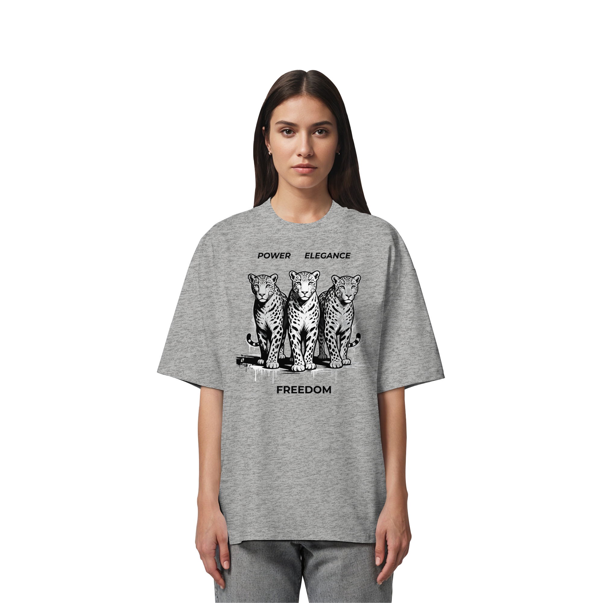 PER Leoparden - Organic Oversize Shirt