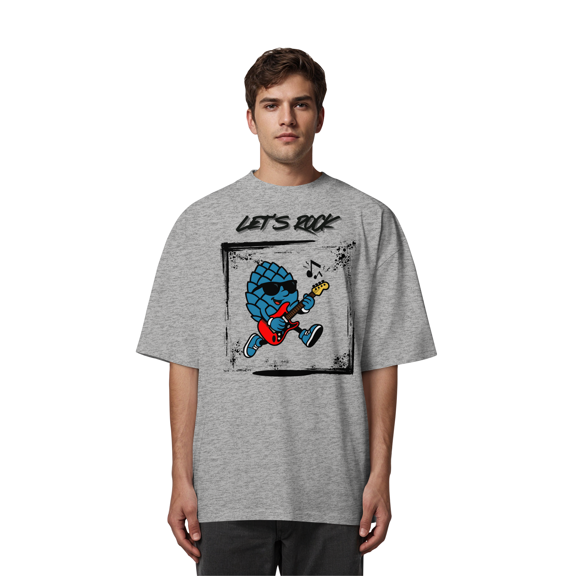 Lets Rock Zirbi - Organic Oversize Shirt