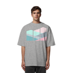 Pastell Mountain - Organic Oversize Shirt