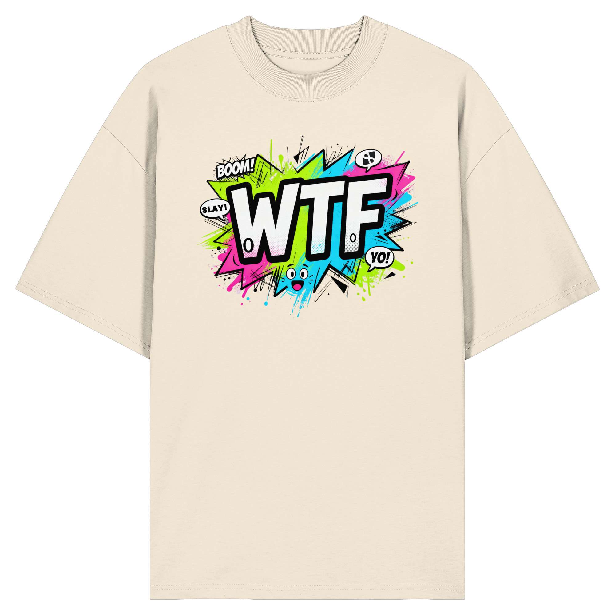 WTF - "Wear The Fair" - Organic Oversize Shirt